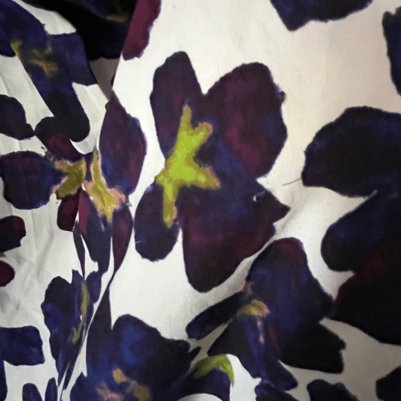 GUC ANN TAYLOR Floral Sleeveless Top With Bow Size M - Reduced Price ! - Picture 6 of 7